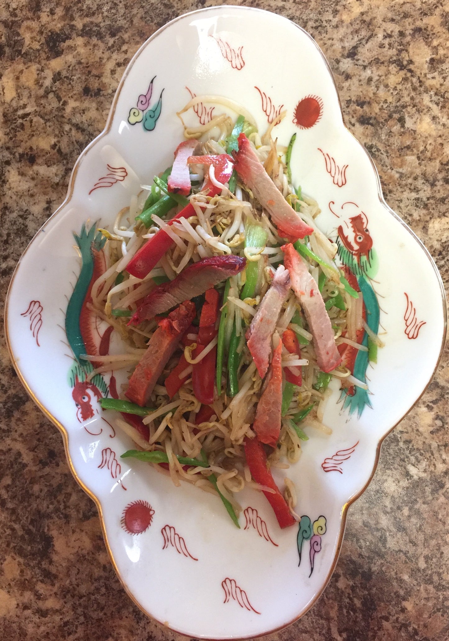 91. Roast Pork w/ Bean Sprouts