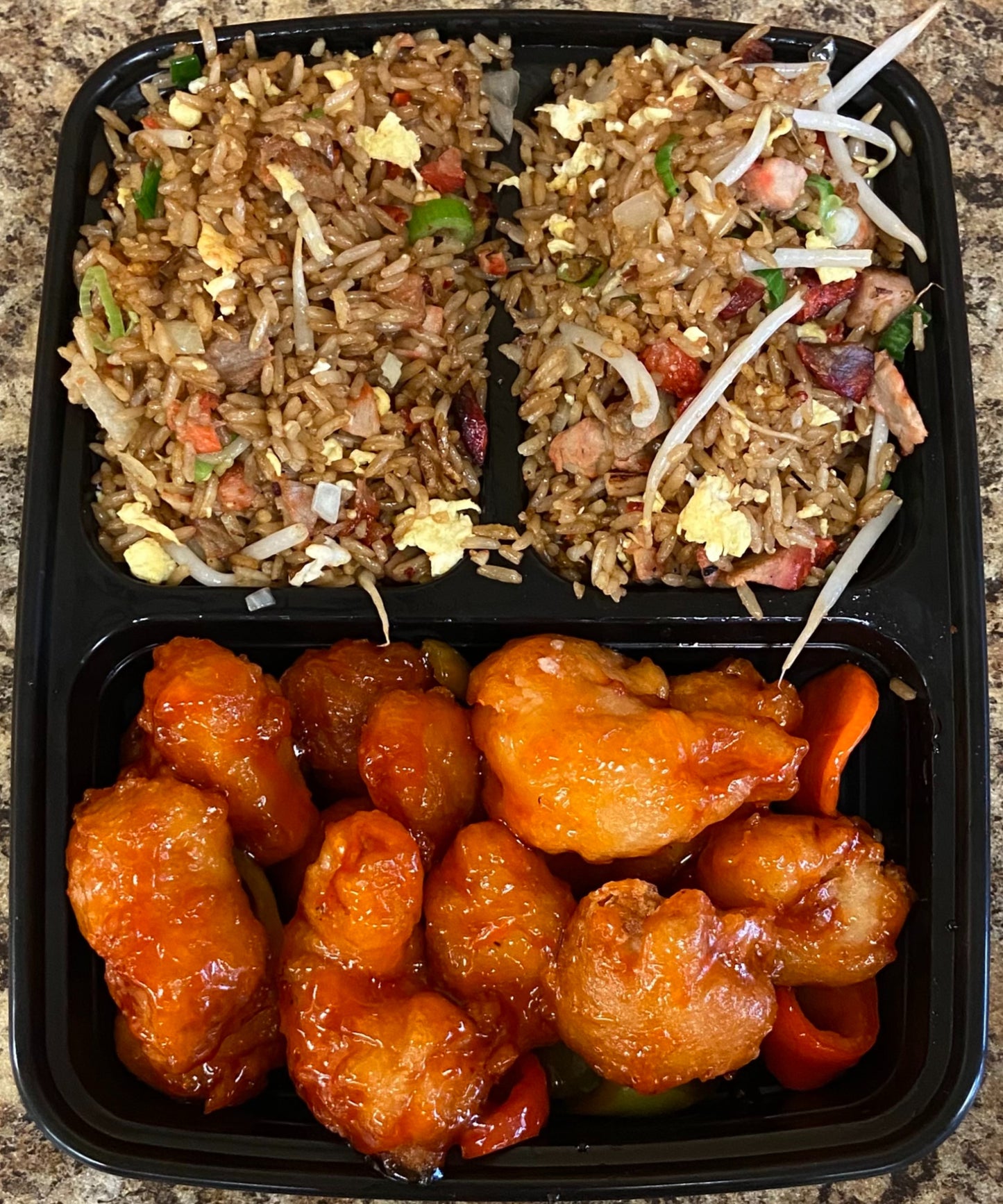 C7. Sweet & Sour Chicken or Pork Dinner