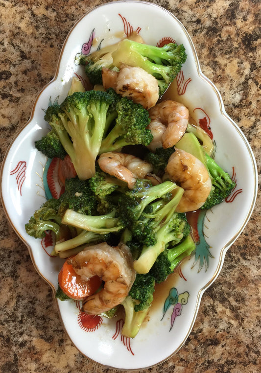 104. Shrimp with Broccoli