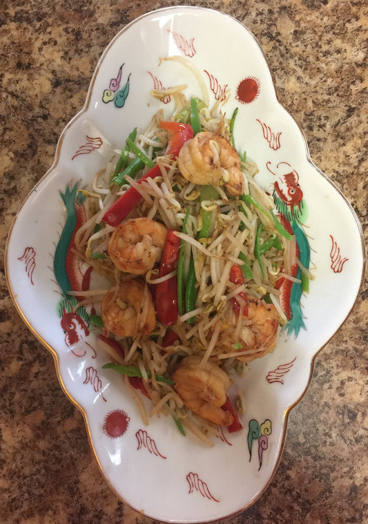 105. Shrimp with Bean Sprouts