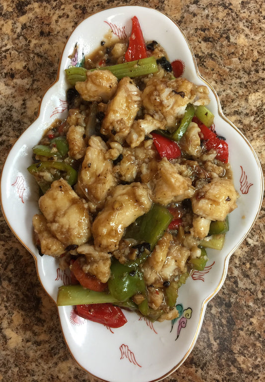 107. Fish with Black Bean Sauce