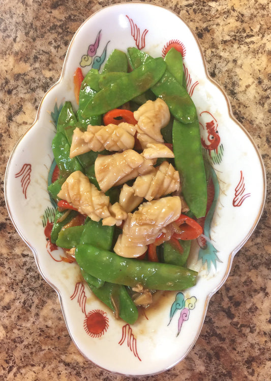 109. Squid with Snow Peas