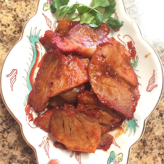 sliced roast pork