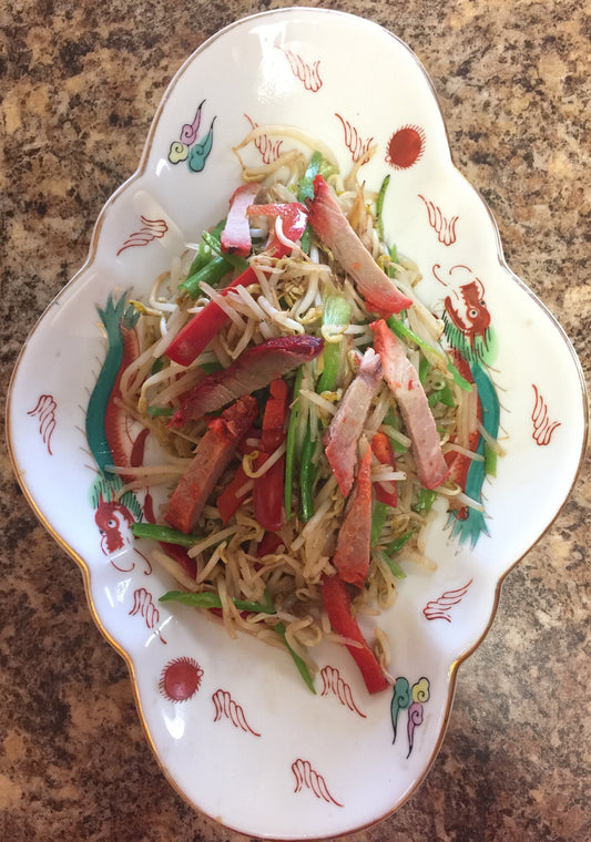 91. Roast Pork w/ Bean Sprouts