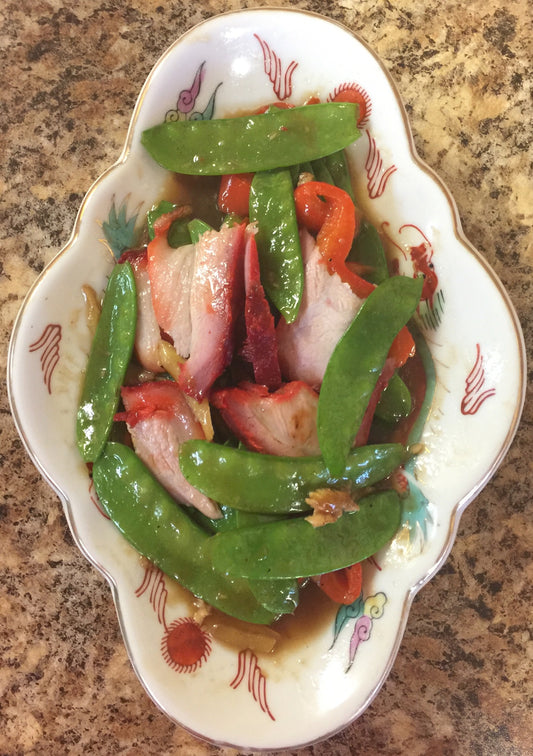 92. Roast Pork w/ Snow Peas