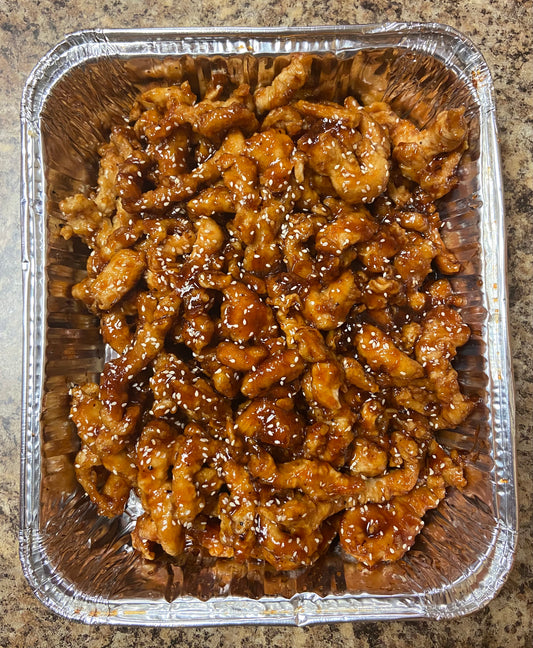 P10. Orange Chicken or Sesame Chicken
