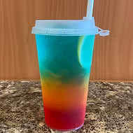 Rainbow Juice with Lemon