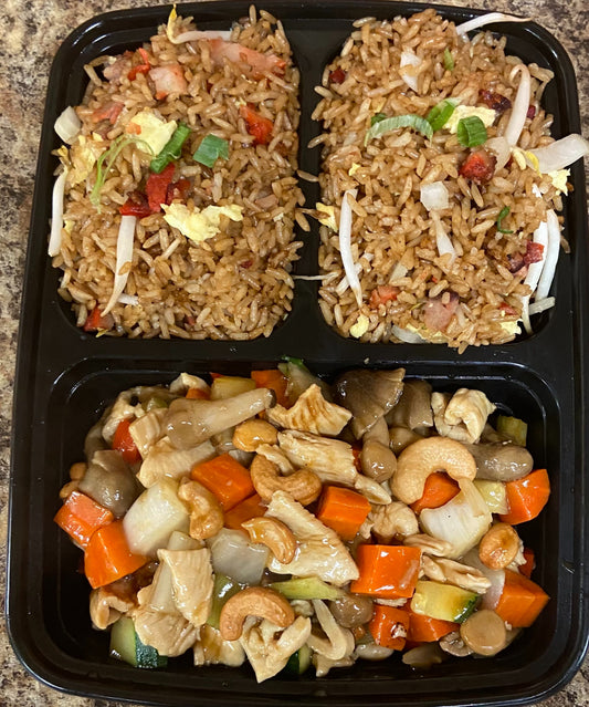 C13. Cashew Chicken Dinner