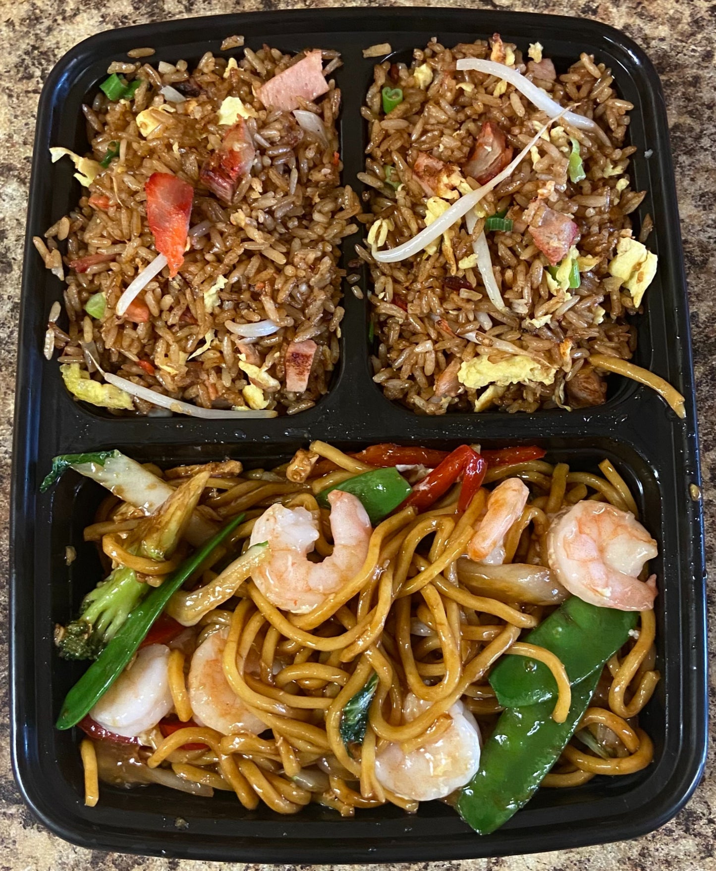 C3. Shrimp or Beef Lo Mein Dinner