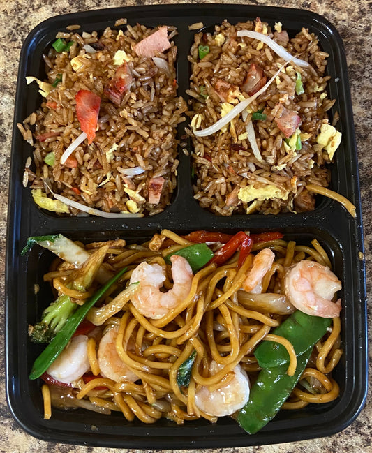 C3. Shrimp or Beef Lo Mein Dinner