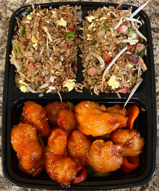 C7. Sweet & Sour Chicken or Pork Dinner