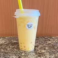 Mango Boba Milk Tea