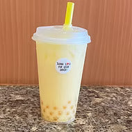 Passion Boba Milk Tea